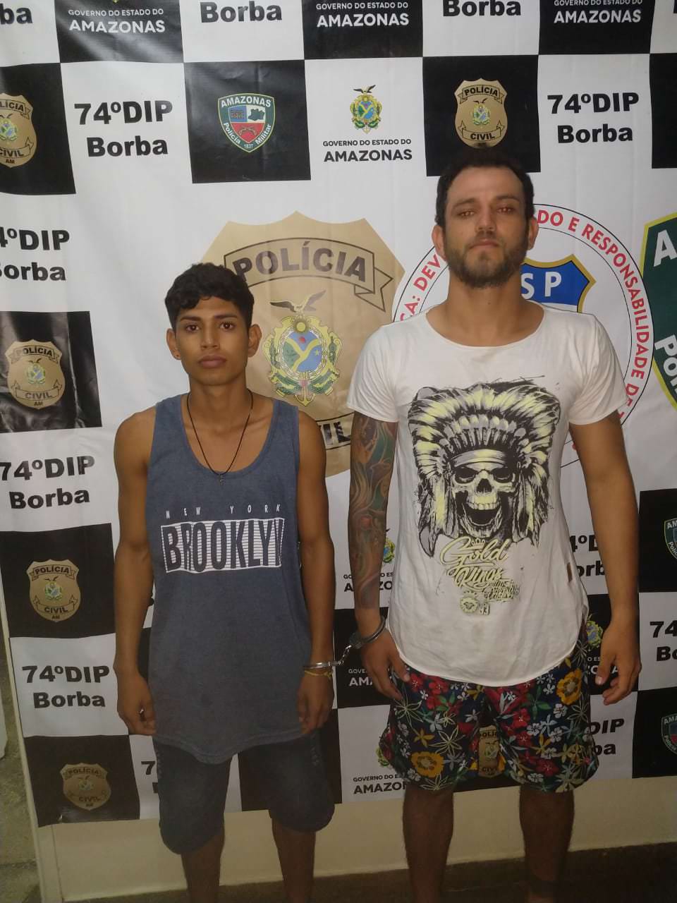 Dupla é presa por chantagear primeira-dama e pedir R$ 5 mil no AM