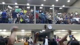 Professores ocupam Aleam e exigem reajuste de 15% após negativa do Governo
