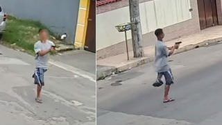 ‘Saci do crime’: Armado, ladrão com uma perna corre para roubar carro; Assista