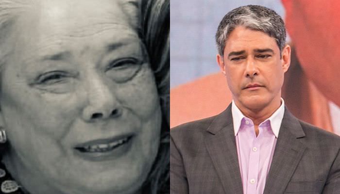 William Bonner lamenta morte da mãe: 'Partiu cedo, mas dormindo, como pediu'