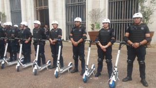 Guarda Civil de São Paulo começa a fazer patrulhamento com patinetes