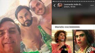 Primo de Carlos Bolsonaro debocha da morte de Marielle nas redes sociais