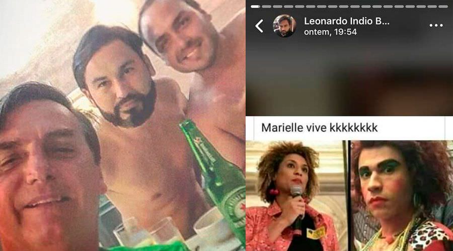 Primo de Carlos Bolsonaro debocha da morte de Marielle nas redes sociais