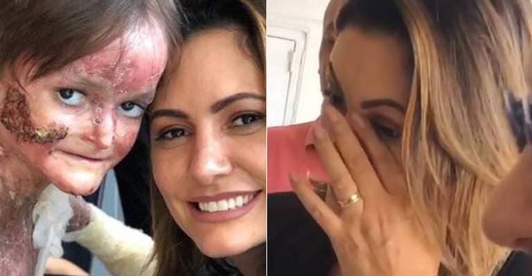 Michelle Bolsonaro se emociona ao conhecer jovem portador de doença rara