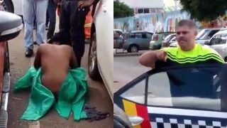 PM é preso após agredir mulher e deixá-la nua no meio da rua; veja vídeo