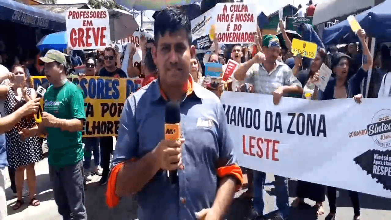 Greve dos professores: 'Wilson Lima, não use a LRF como desculpa'