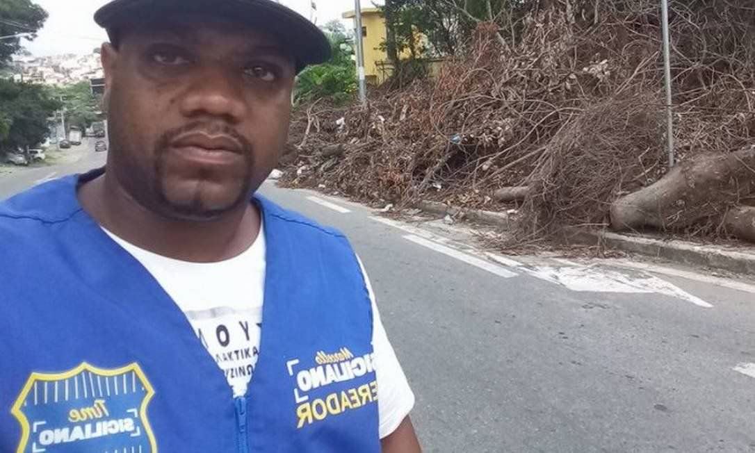 Alexandre Cabeça, assessor informal de Marcello Siciliano, foi morto na Taquara Foto: Facebook / Reprodução