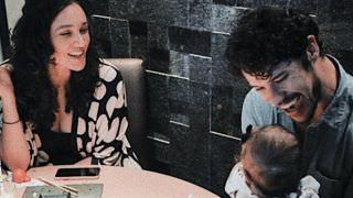 José Loreto e Débora Nascimento comemoram festa de aniversário da filha juntos
