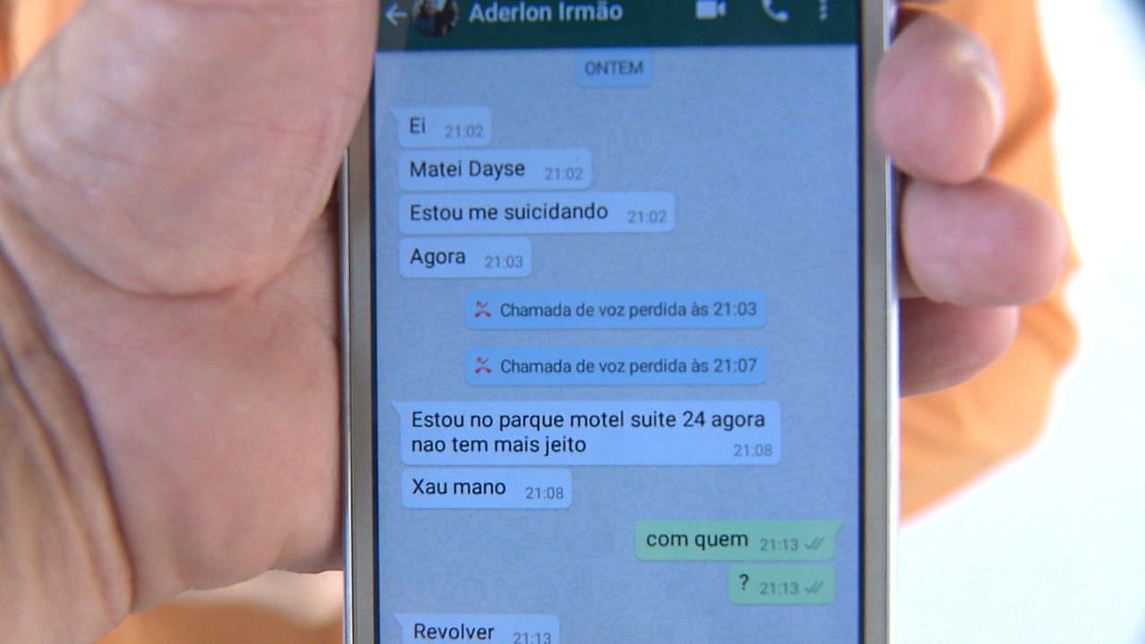 Homem que matou esposa em motel falou com irmão após o crime: 'Matei Dayse'