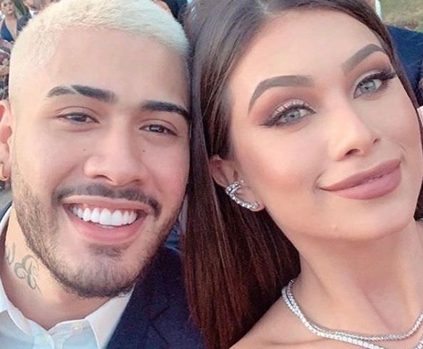 Flavia Pavanelli e Kevinho reatam com 'beijão' no casamento de Carlinhos Maia