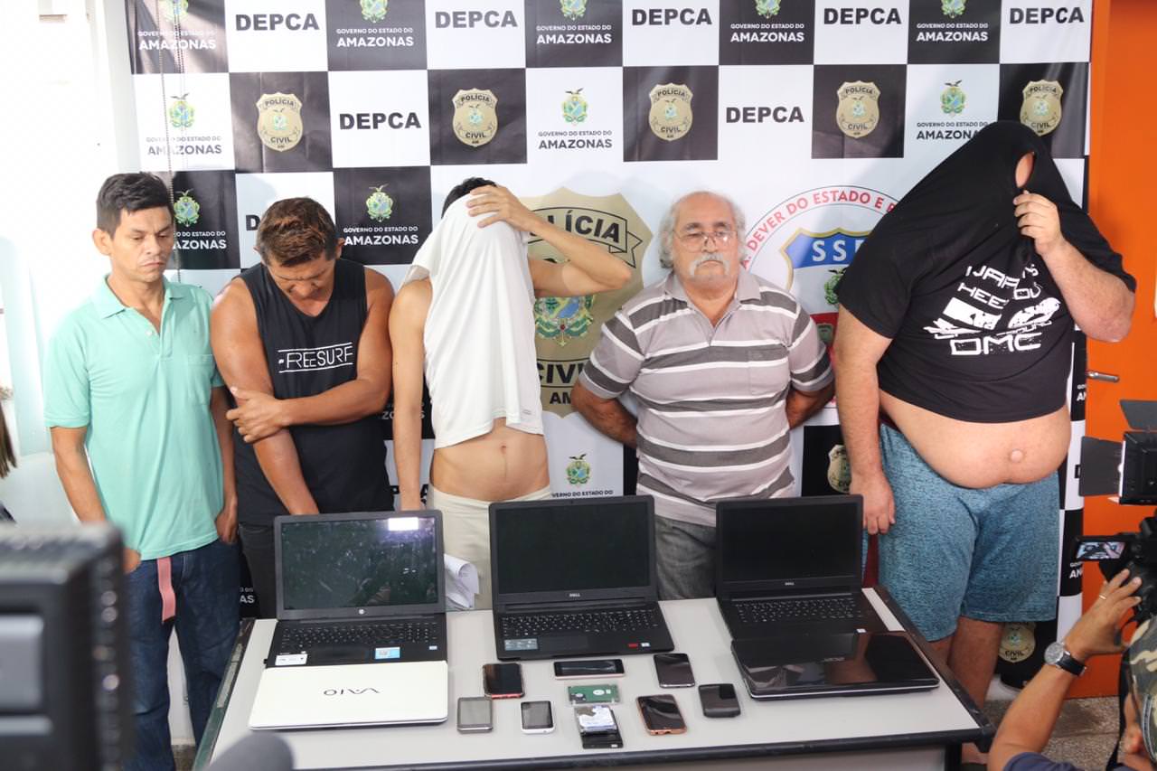 Cinco pessoas são presas durante 'Operação Araceli', em Manaus