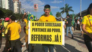 No AM, cerca de 600 vão a manifesto de apoio ao presidente Bolsonaro