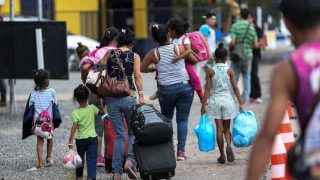 Fluxo de venezuelanos que entram no Brasil por RR cai