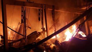 Queda de balão provoca incêndio em fábrica de São Bernardo