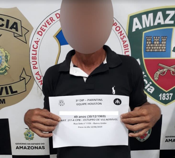 Homem é preso acusado de abusar da própria neta de 8 anos no AM