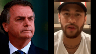 Bolsonaro diz querer abraçar Neymar: 'Está em momento difícil'