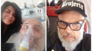 João Gordo recebe alta médica, após uma semana internado, em São Paulo