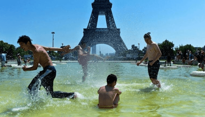 Temperatura na França bate recorde e chega a 44,3°C