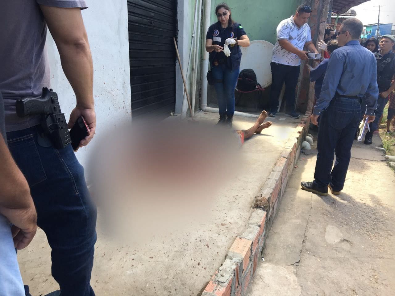 Homem tem crânio esmagado após ser executado a tiros