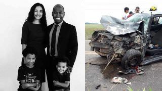 Pastor e esposa perdem os dois filhos em grave acidente de carro, em RR