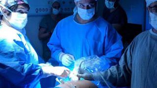 Bebê é operado no útero da mãe em São José do Rio Preto