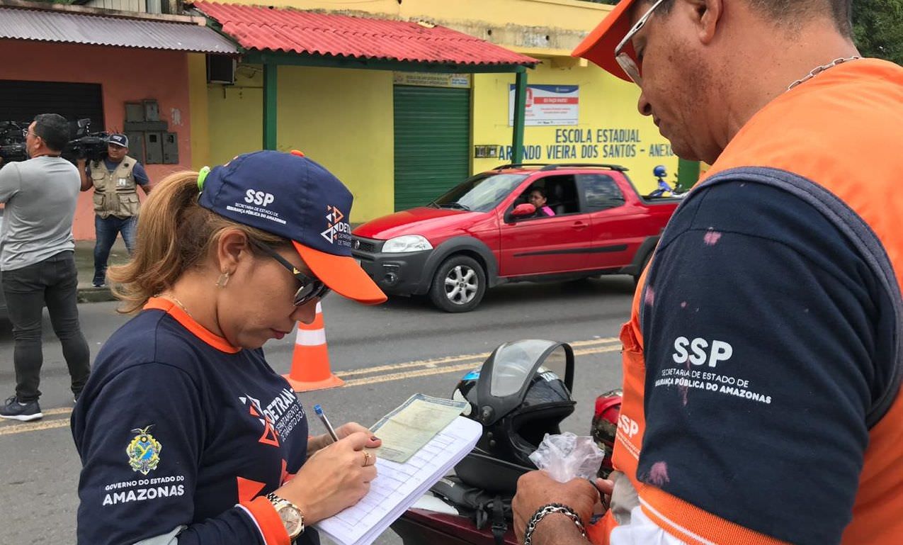 Flagrantes de motoristas alcoolizados dobrou até abril, diz Detran-AM