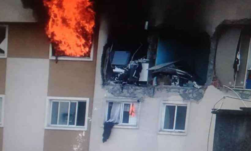 Menino morre ao ser lançado de janela por explosão em apartamento