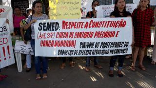 Aprovados no concurso de 2018 da Semed reivindicam convocação