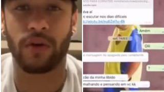 Em vídeo, Neymar rebate acusação de estupro e expõe conversa íntima