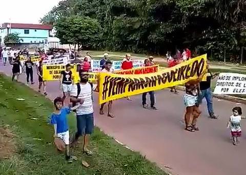 Moradores de Presidente Figueiredo pedem cassação de prefeito e vice