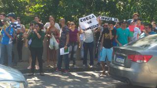 Aprovados no Concurso Público da Seduc-AM fazem manifestação