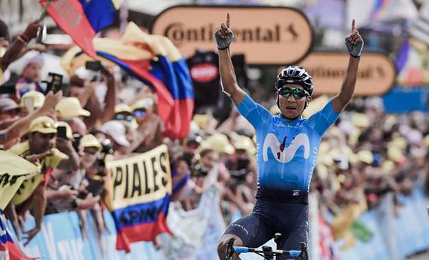 Colombiano Nairo Quintana vence etapa da Volta da França