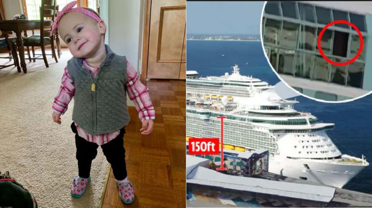 Avô deixa bebê de 18 meses cair da janela do 11º andar de navio