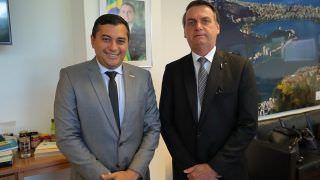 Wilson Lima se reúne com ministro do Meio Ambiente e Presidente Bolsonaro