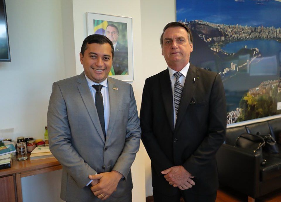 Wilson Lima se reúne com ministro do Meio Ambiente e Presidente Bolsonaro