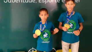 Irmãos são campeões em Sul-Americano de Jiu-Jitsu para Crianças