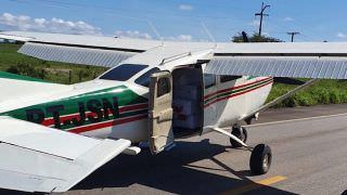 PF apreende avião que transportava 450 quilos de cocaína