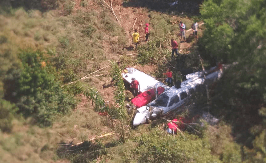 Avião que caiu em Autazes realizava transporte de um corpo