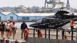 Uber lança primeiro serviço de transporte de helicóptero