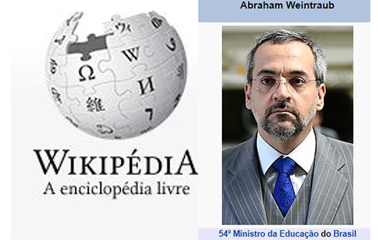 Wikipédia se pronuncia a respeito de exclusão do artigo de Weintraub