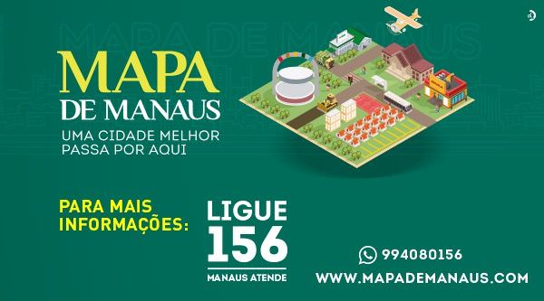 Mapa de Manaus: uma cidade melhor passa por aqui