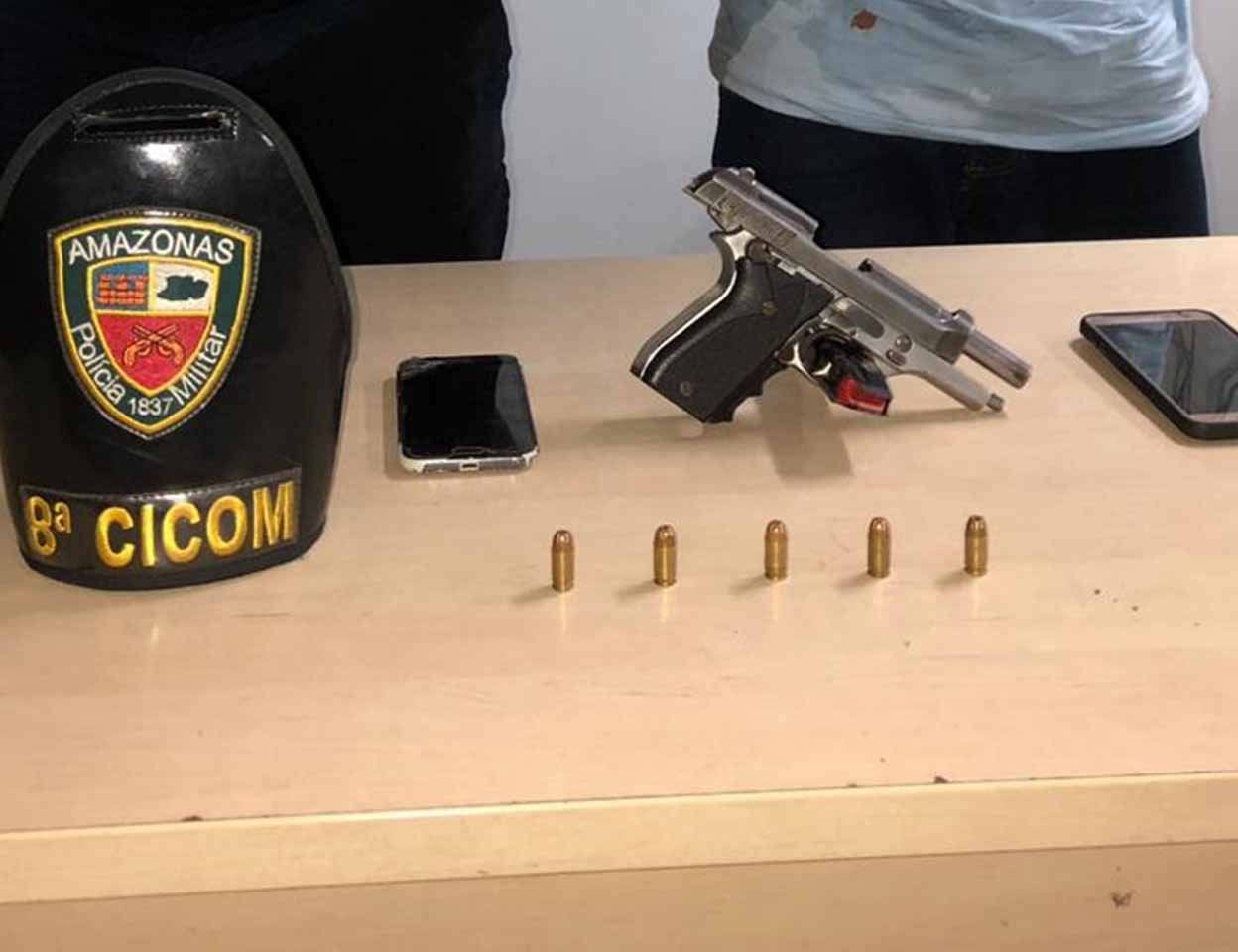 Polícia troca tiros com criminosos e 3 são baleados em Manaus
