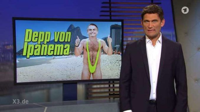 Programa humorístico alemão chama Bolsonaro de ‘idiota de Ipanema’; assista