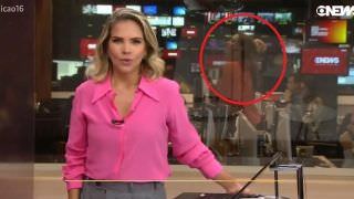 Maria Beltrão é flagrada rebolando ao fundo de telejornal ao vivo na Globo