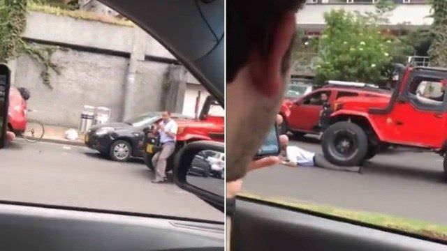 Motorista de ônibus tenta impedir fuga após colisão e acaba atropelado