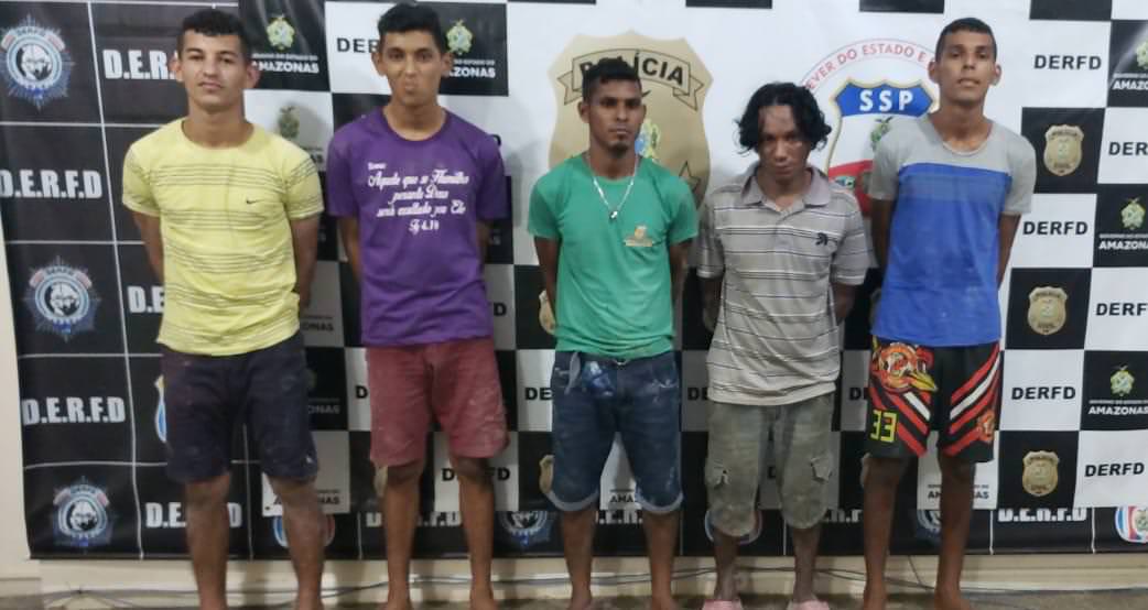 Cinco pessoas são presas por furtar fios de cobre em Manaus