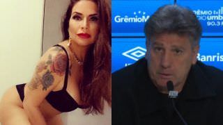 Modelo revela que Renato Gaúcho usou xampu como lubrificante