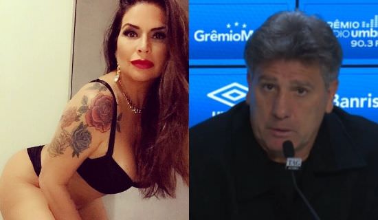 Modelo revela que Renato Gaúcho usou xampu como lubrificante