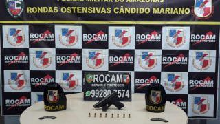 Homem é detido com arma de fogo em festa clandestina