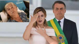 Michelle está arrasada após revelações sobre família, diz Bolsonaro